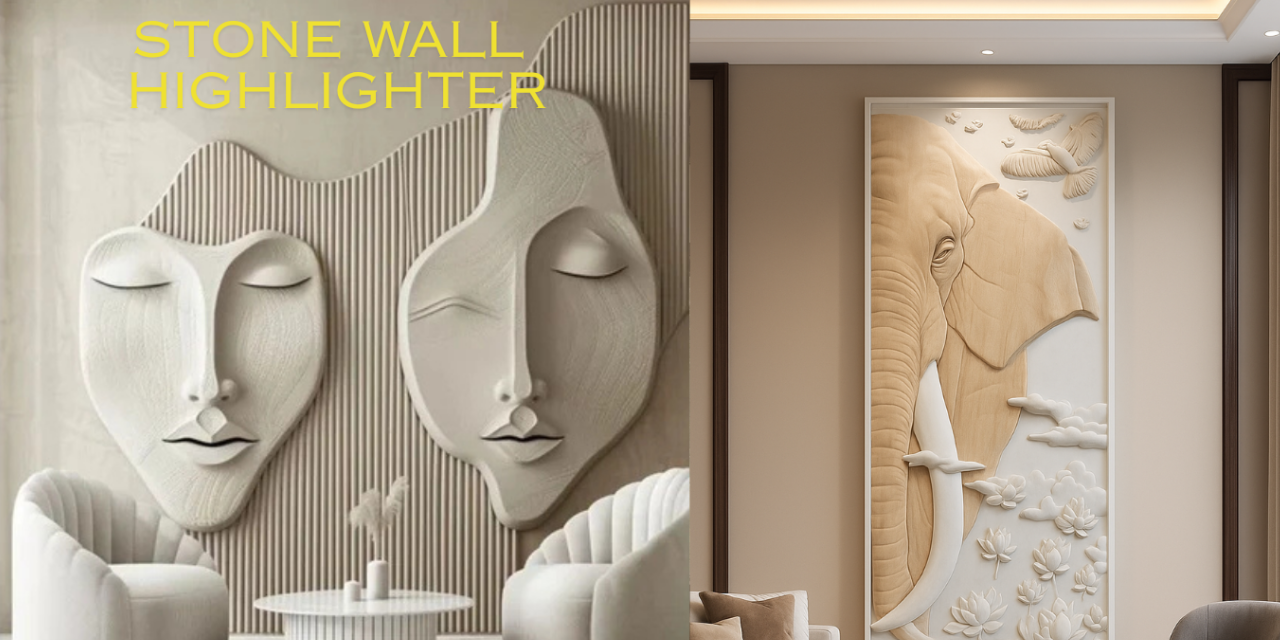 Natural Stone Wall Carving